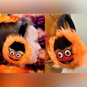 Flyers Philadelphia Gritty Ear Muffs 2024 Philadelphia Flyers SGA Earmuffs
